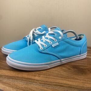 Vans Atwood Womens Blue Size 8 Low Top Casual Athletic Shoes Sneakers